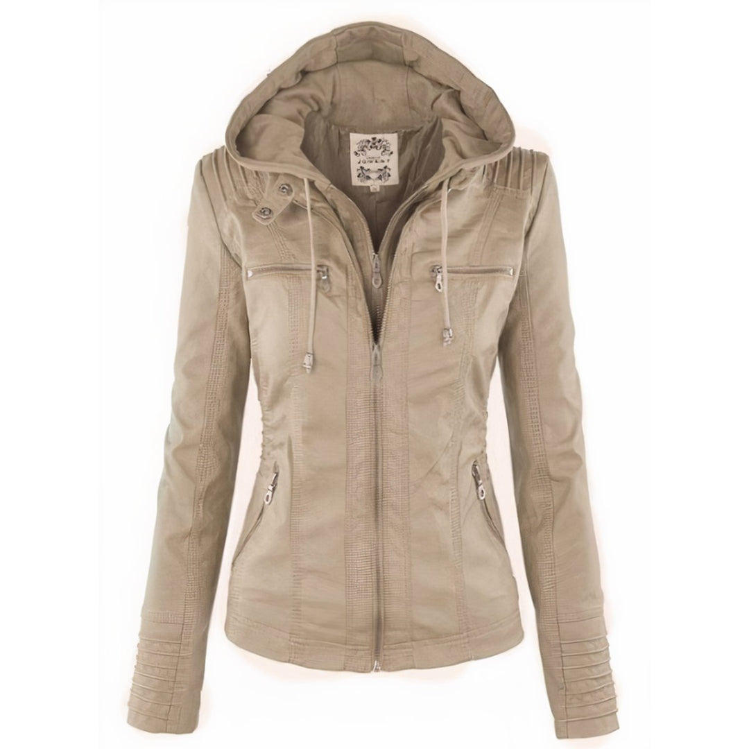 Charlotte | Elegant Hooded Jacket with Detachable Hood