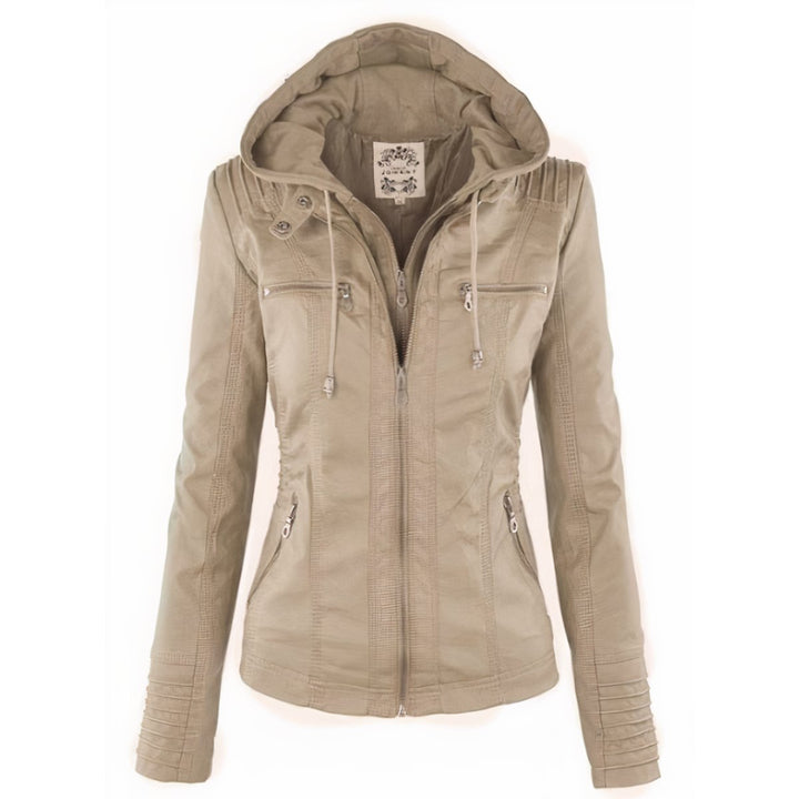 Charlotte | Elegant Hooded Jacket with Detachable Hood