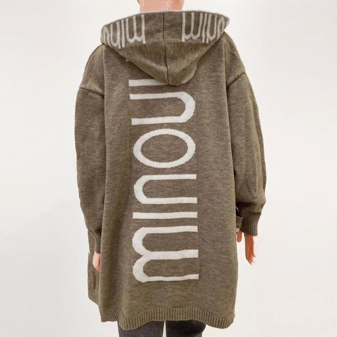 Julia | Hooded Knitted Cardigan