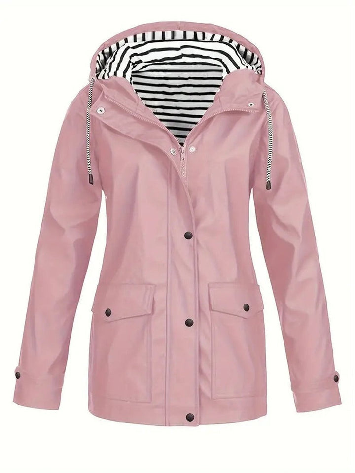 Katja | Waterproof Hooded Rain Jacket