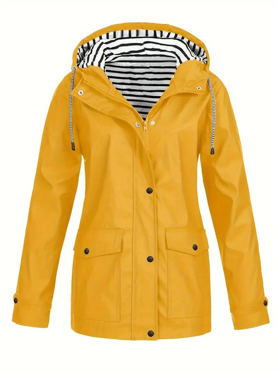 Katja | Waterproof Hooded Rain Jacket