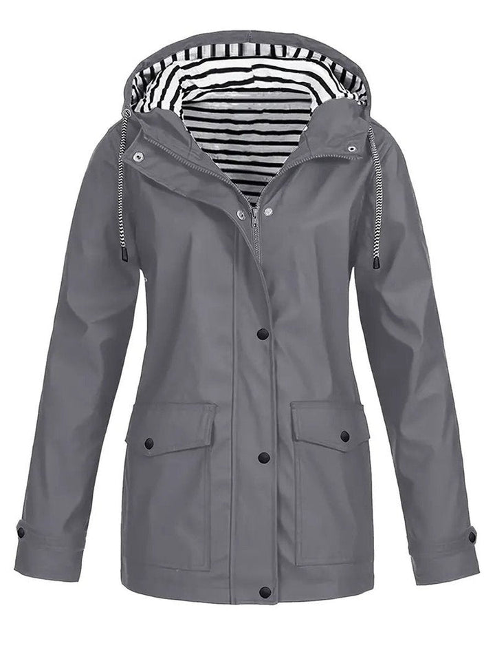 Katja | Waterproof Hooded Rain Jacket