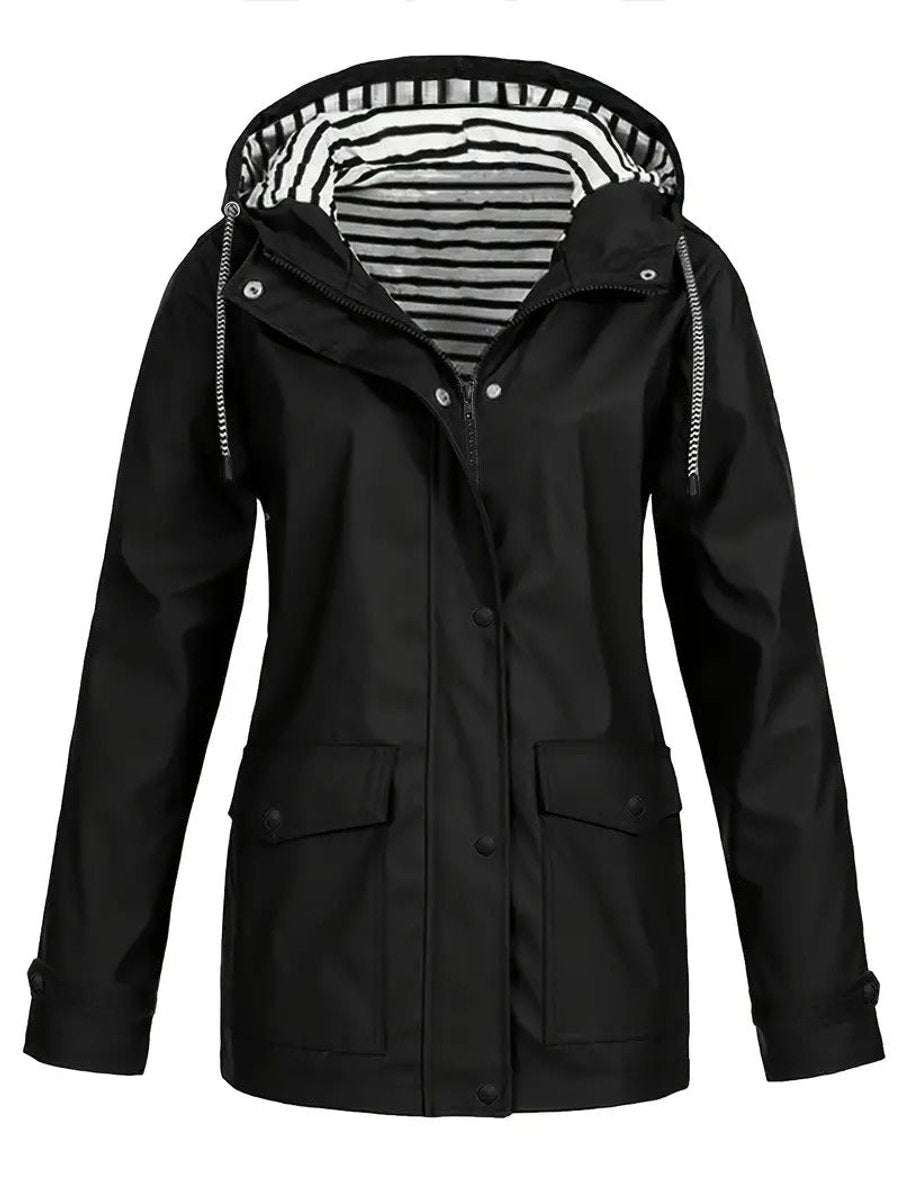 Katja | Hooded Waterproof Rain Jacket