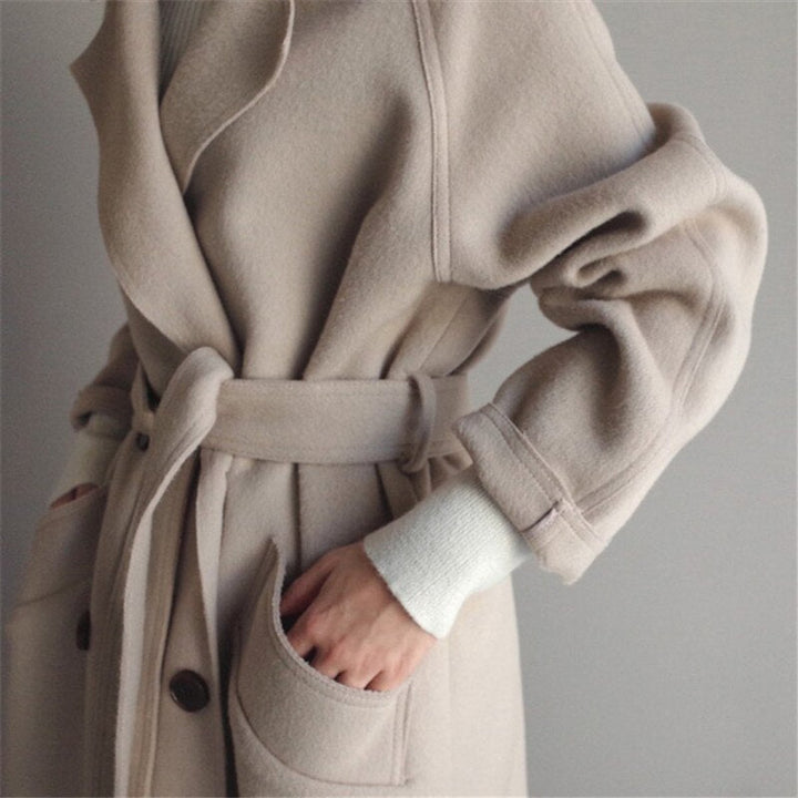 Jet | Long Double-Breasted Coat