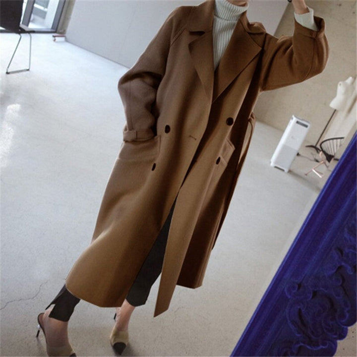 Jet | Long Double-Breasted Coat