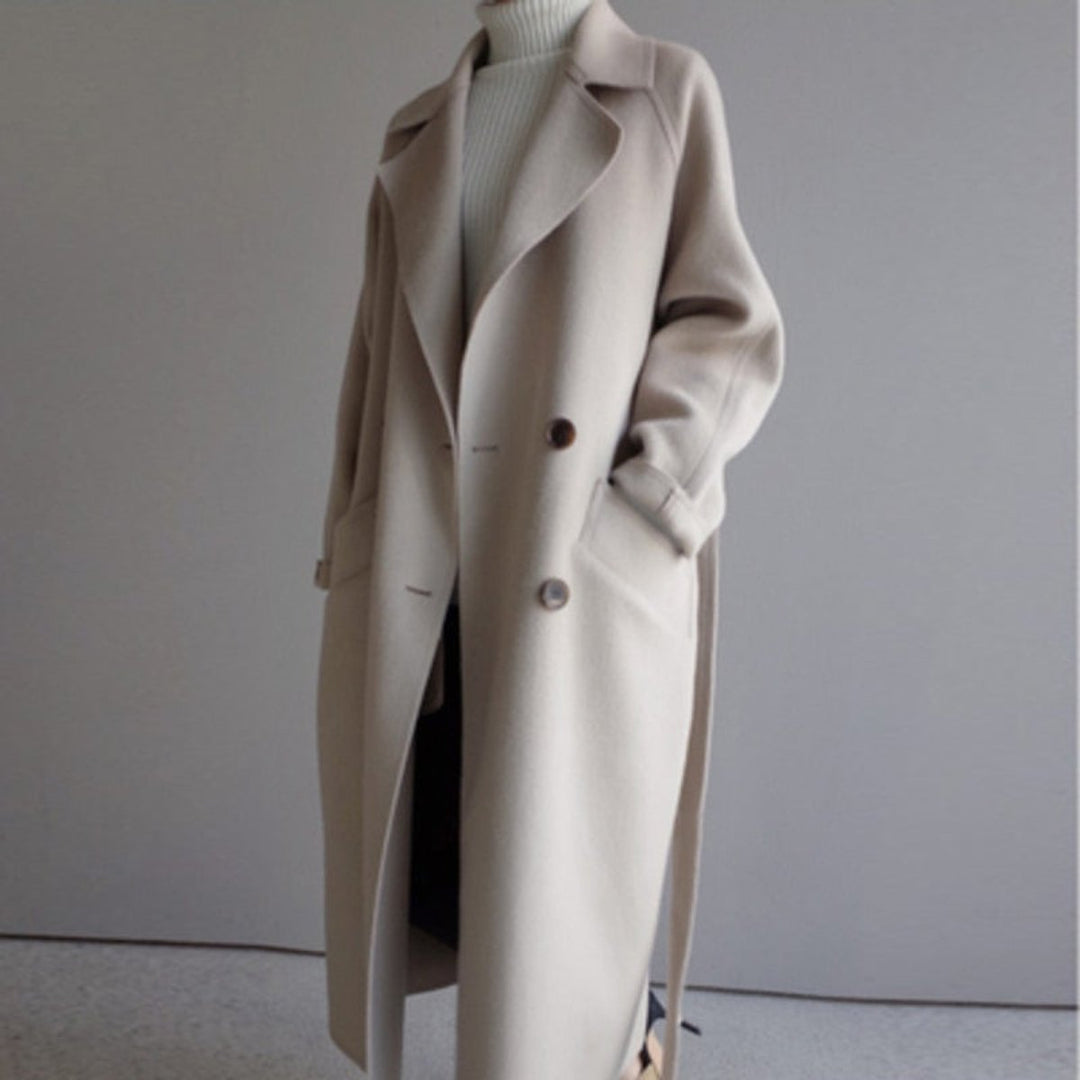 Jet | Long Double-Breasted Coat