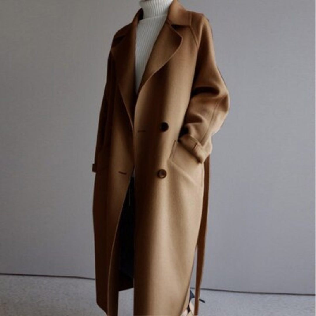 Jet | Long Double-Breasted Coat