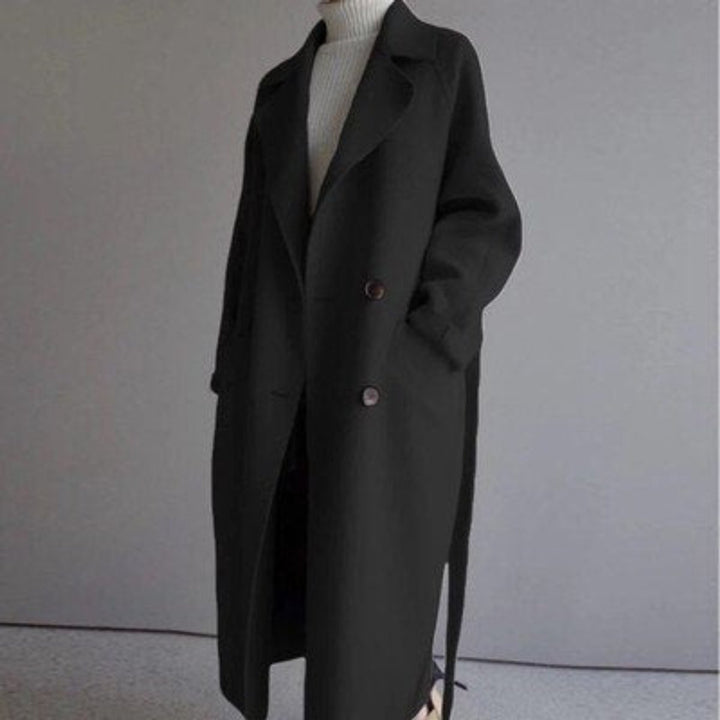 Jet | Long Double-Breasted Coat