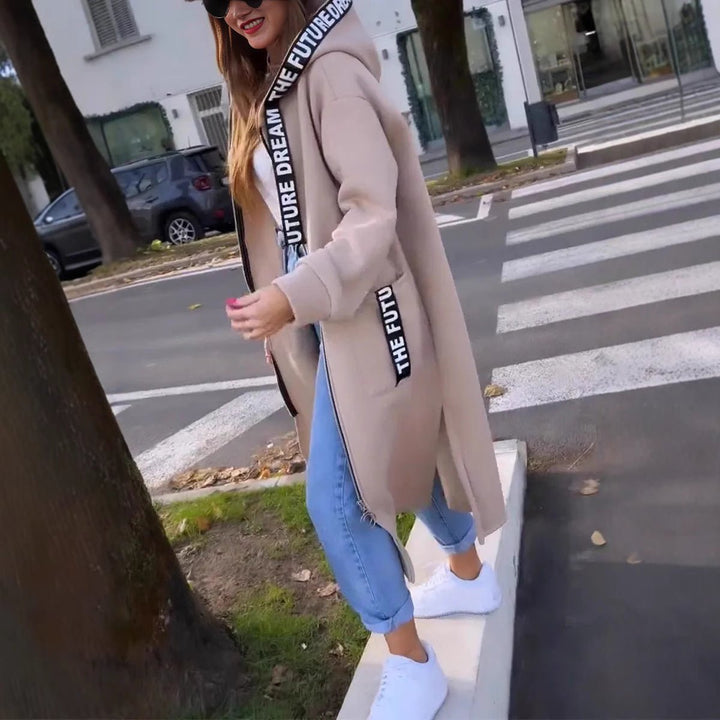 Elisa | Oversized Hooded Long Coat