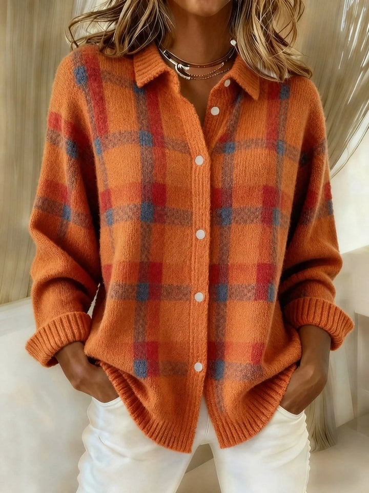 Fien | Oversized Checked Vest