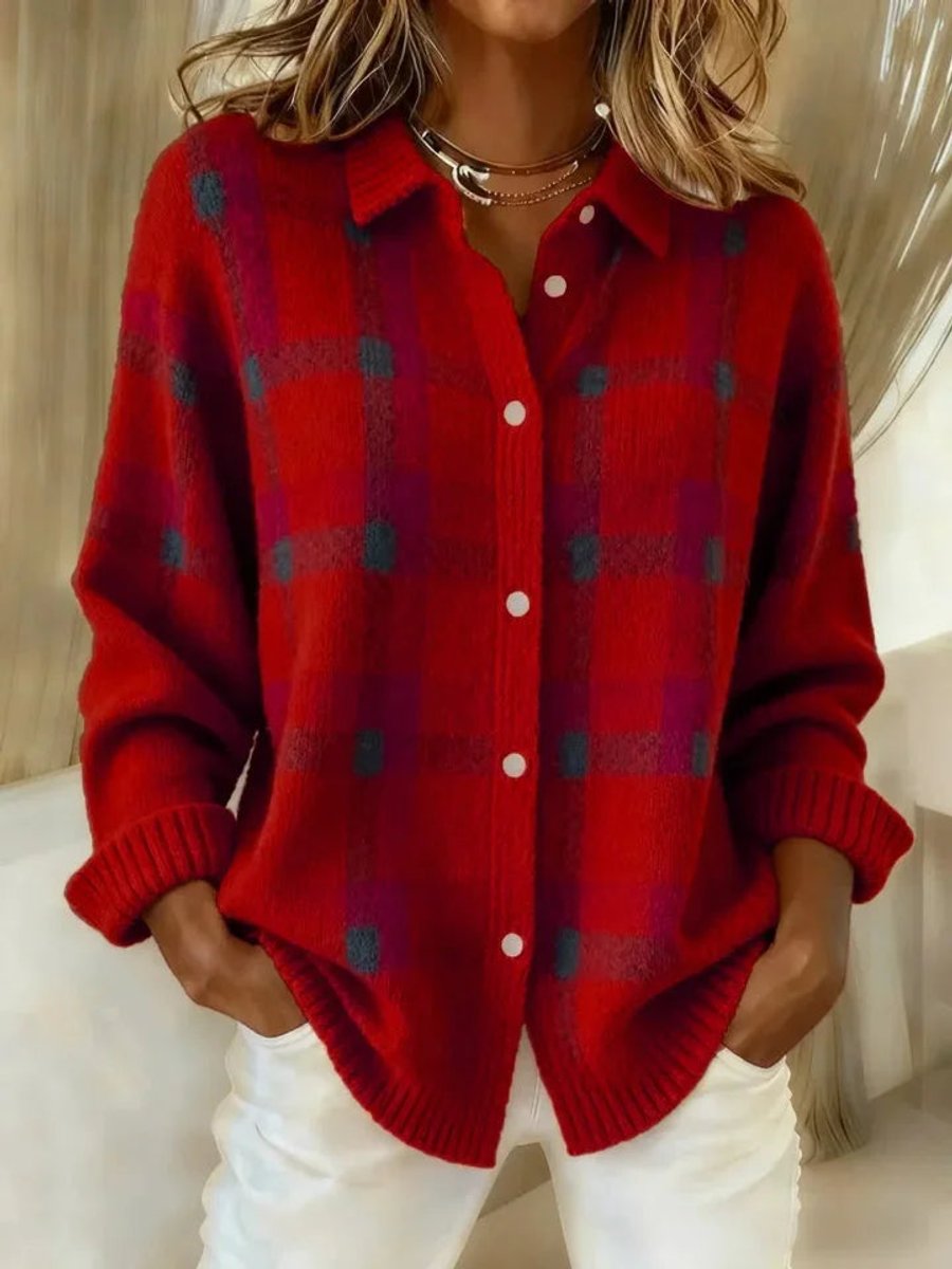 Fien | Oversized Checked Gilet