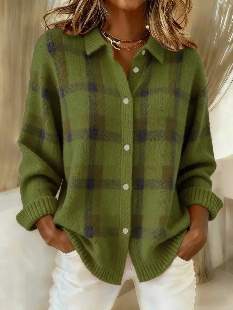 Fien | Oversized Checked Vest