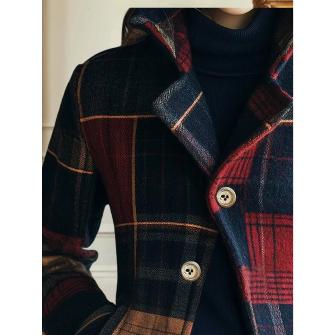Marlijn | Check Patterned Short Jacket