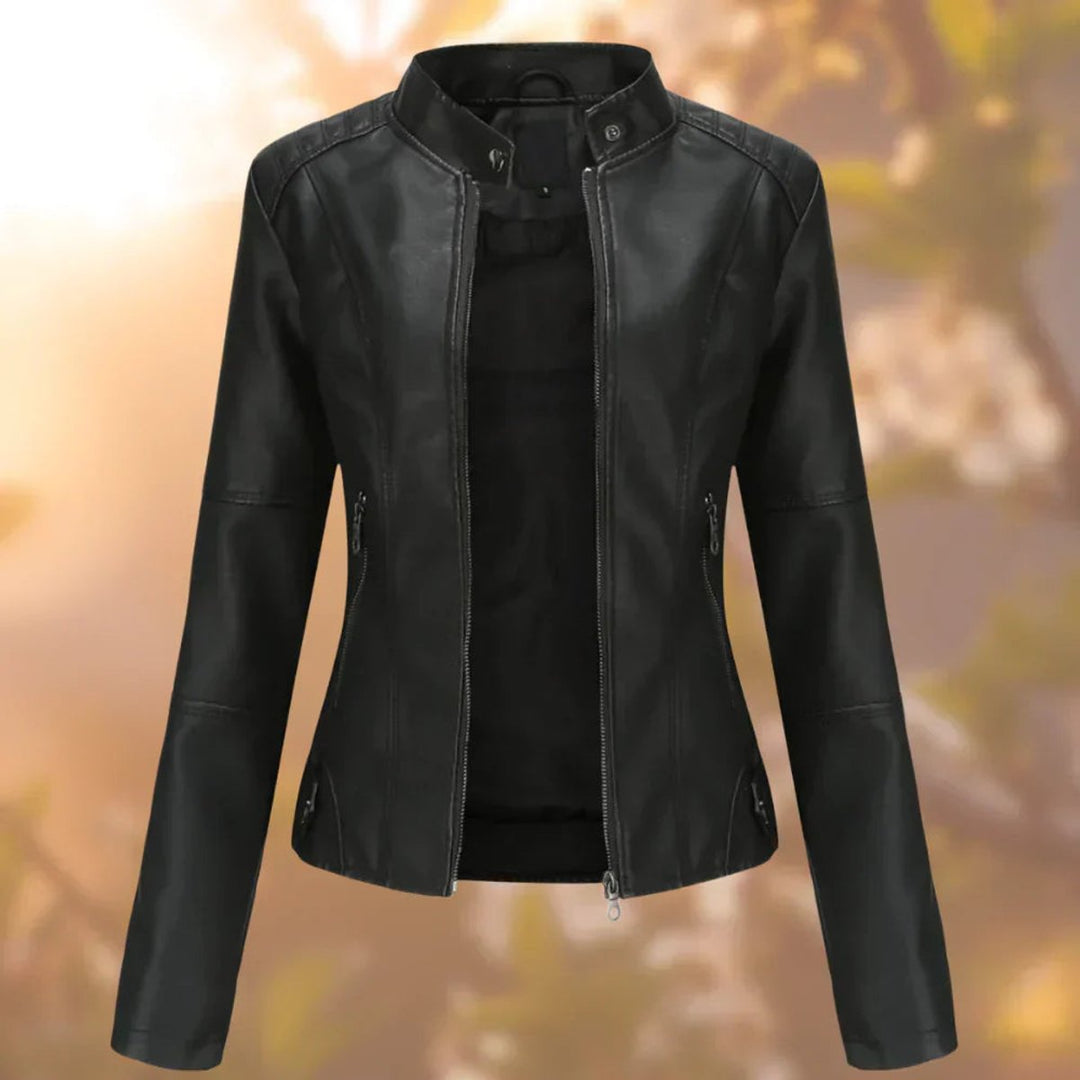 Marlijn | Tailored Zip Biker Jacket