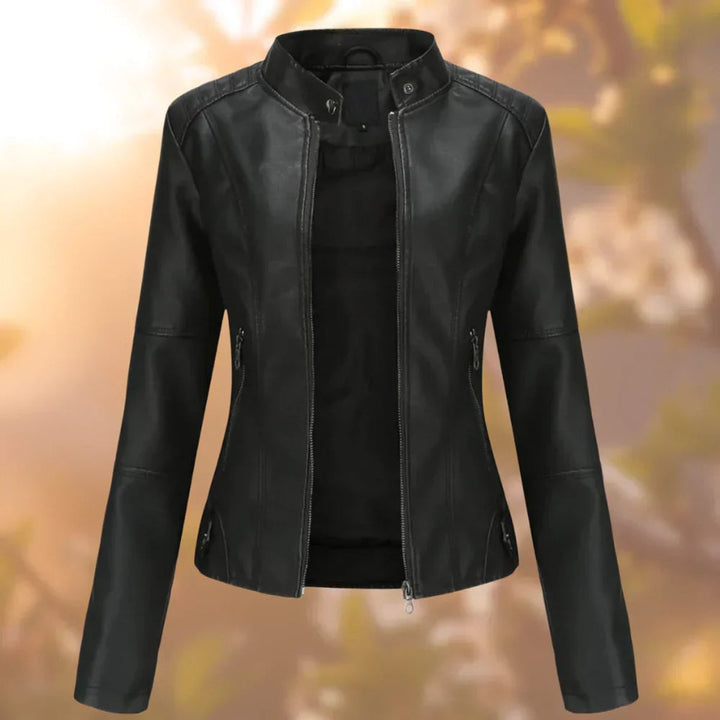 Marlijn | Tailored Zip Biker Jacket