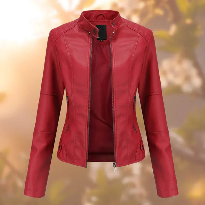 Marlijn | Tailored Biker Jacket with Zip Closure