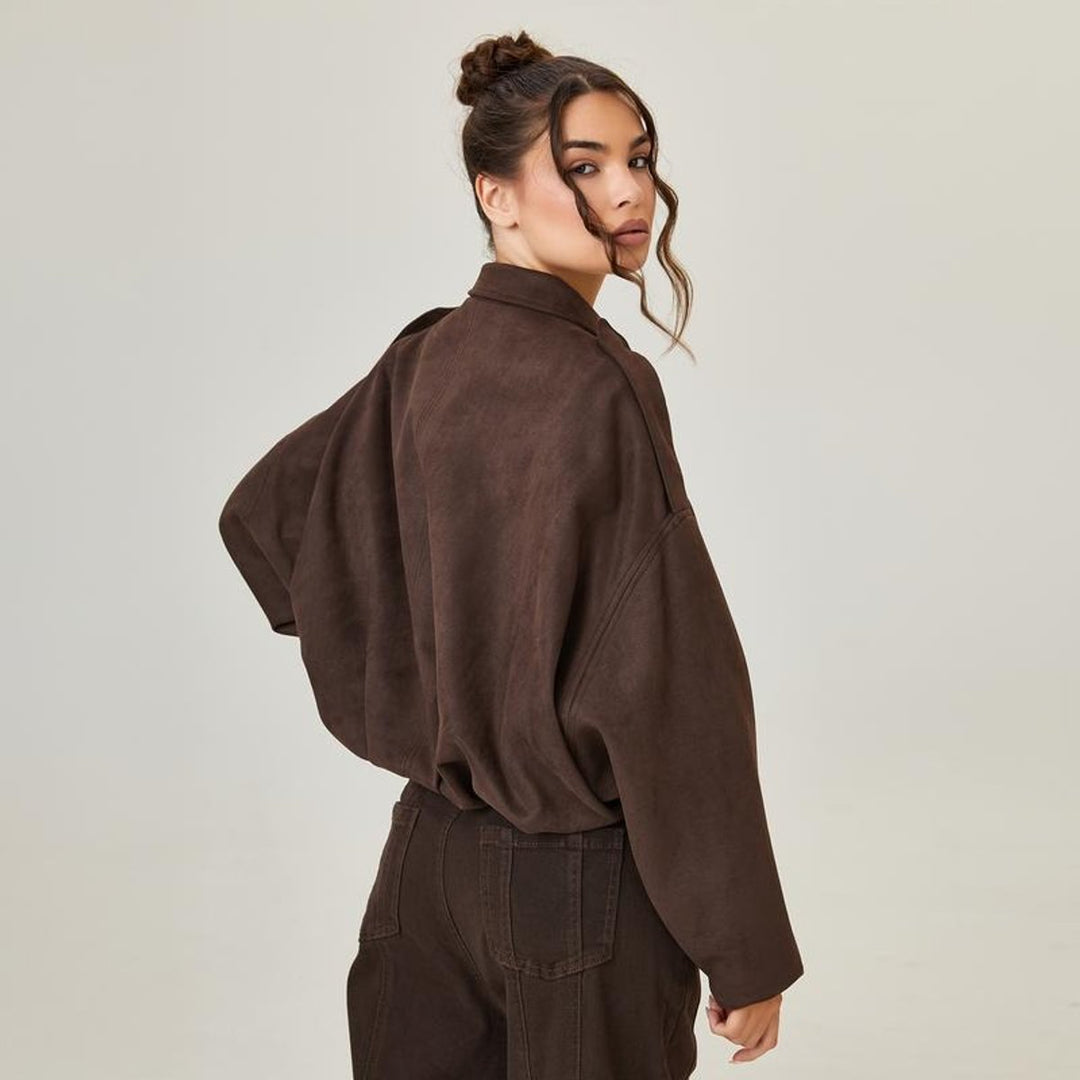 Bregtje | Oversized Bomber Jacket