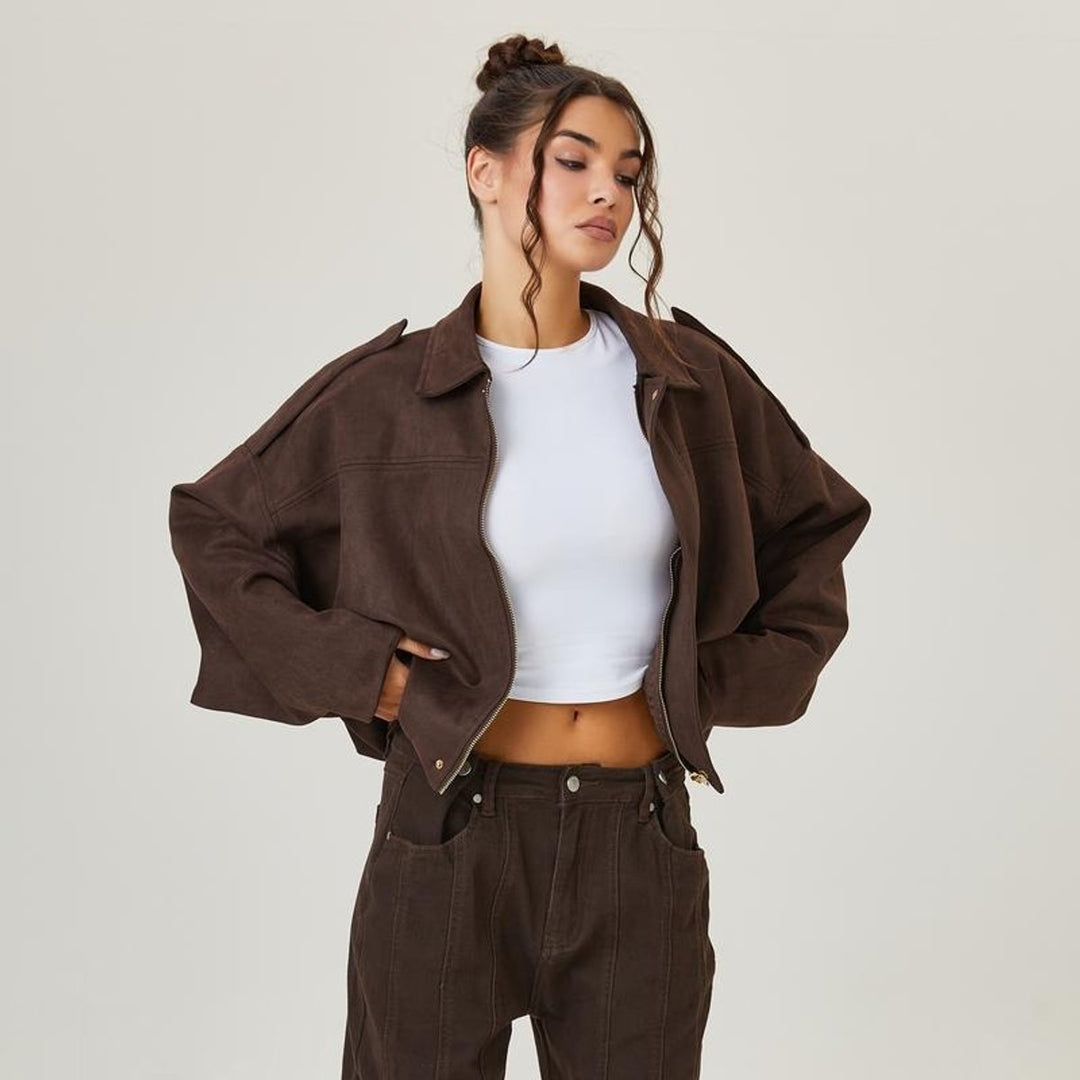 Bregtje | Oversized Bomber Jacket