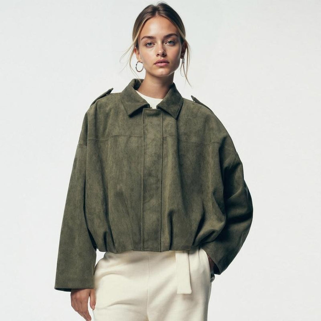 Bregtje | Oversized Bomber Jacket