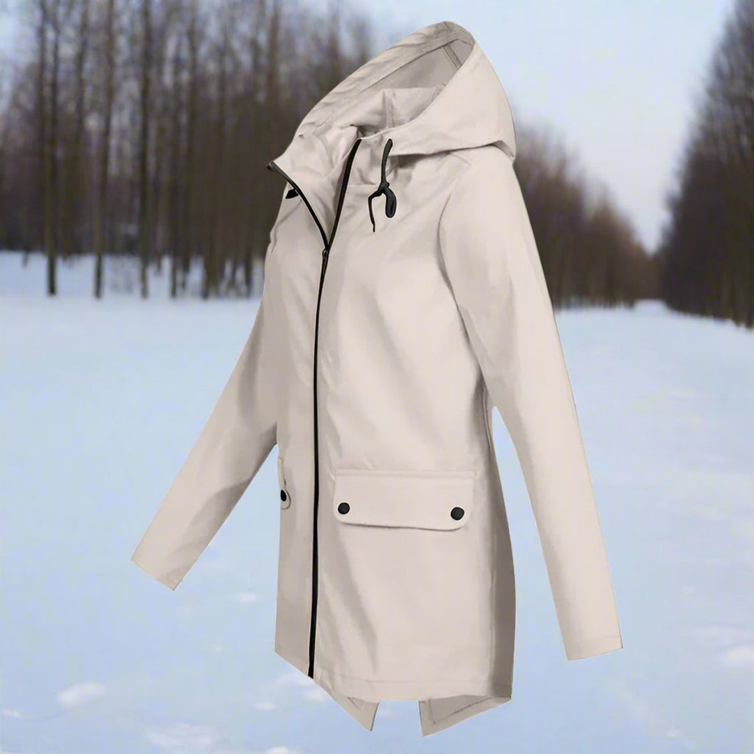 Riekje | Waterproof Hooded Rain Jacket