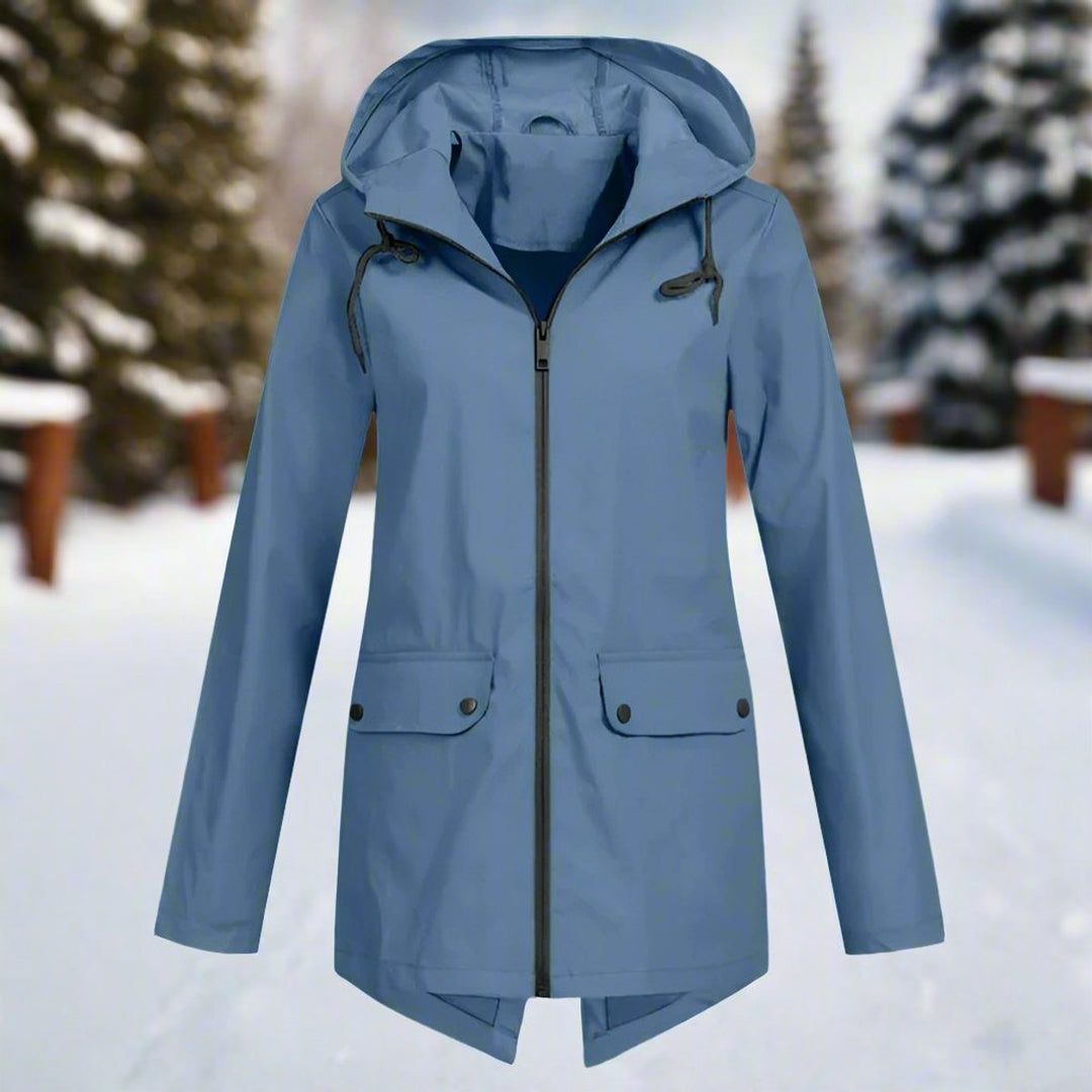 Riekje | Waterproof Hooded Rain Jacket
