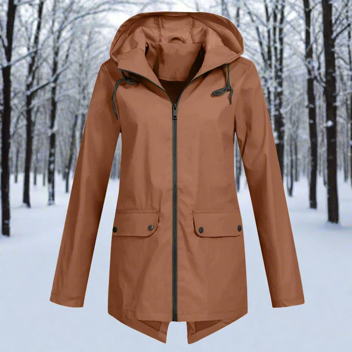 Riekje | Waterproof Hooded Rain Jacket