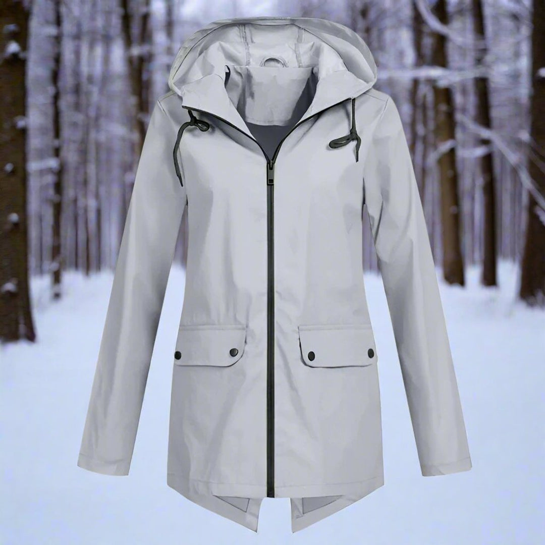 Riekje | Waterproof Hooded Rain Jacket