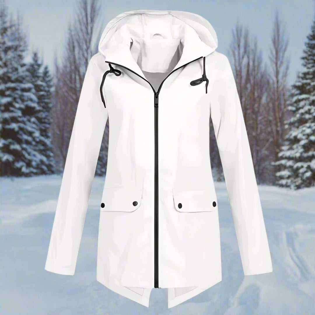 Riekje | Waterproof Hooded Rain Jacket