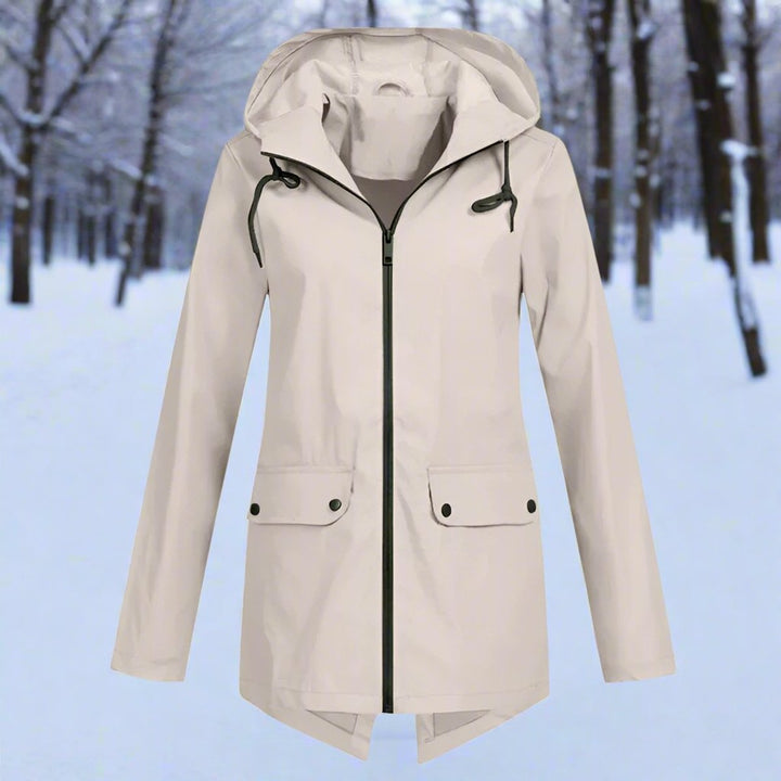 Riekje | Waterproof Hooded Rain Jacket
