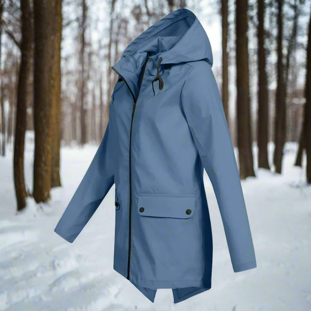 Riekje | Waterproof Hooded Rain Jacket