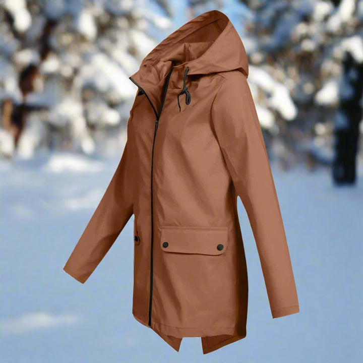 Riekje | Waterproof Hooded Rain Jacket