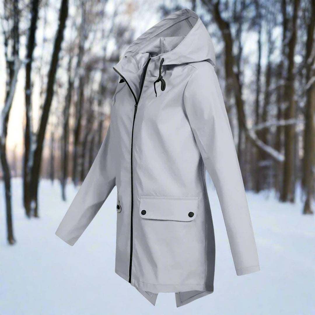 Riekje | Waterproof Hooded Rain Jacket