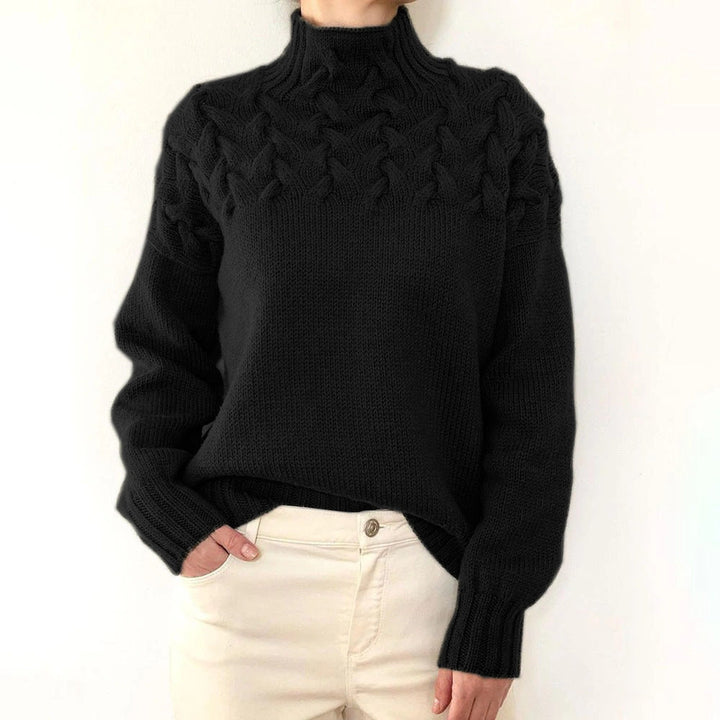 Elena | High Neck Sweater
